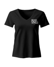 Load image into Gallery viewer, Bombshell Woman's V-Neck - Pineapple Girl