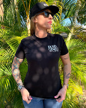 Load image into Gallery viewer, Bombshell Crew Neck Flame Tee